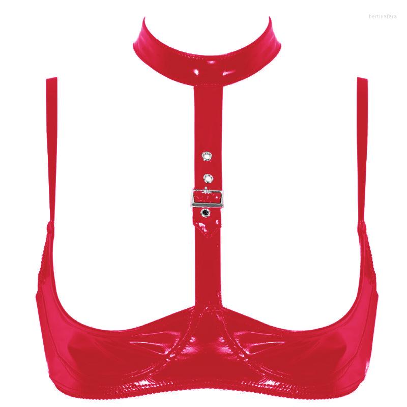 Bras Exposed Breasts Nipples Sexy Women's Bra Lingerie Fashion Faux Leather Adjustable Wire-free Open Cup Shelf Black XXXL
Bras Exposed Breasts Nipples Sexy Women's Bra Lingerie Fashion Faux Leather Adjustable Wire-free Open Cup Shelf Black XXXL