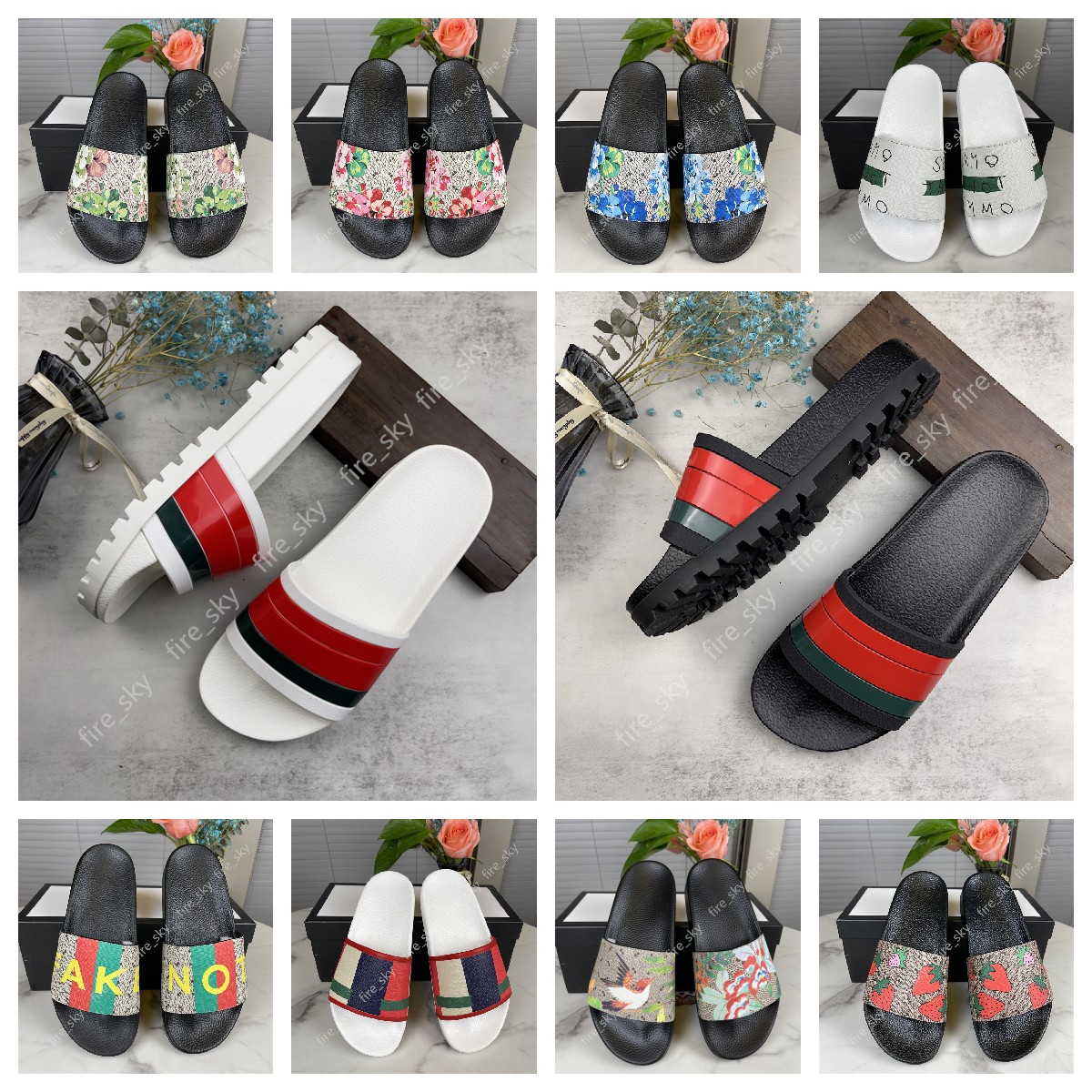 Summer POOL Designer Slides Mens Womens Slippers bloom flowers printing Black shoes Fashion luxury sandals beach sneakers, 19
Summer POOL Designer Slides Mens Womens Slippers bloom flowers printing Black shoes Fashion luxury sandals beach sneakers, 19