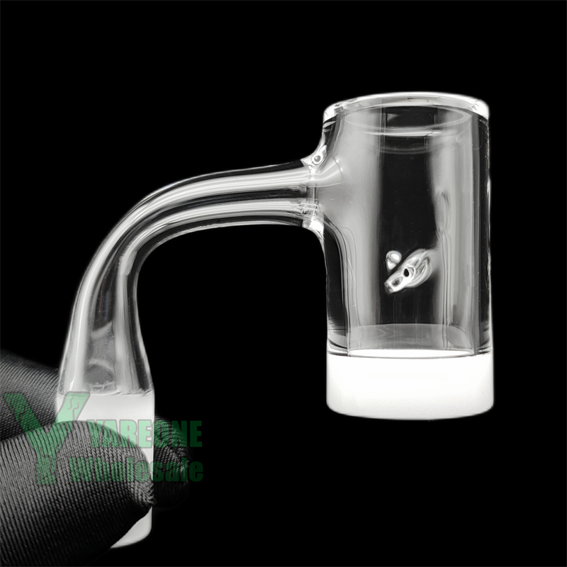 Auto Spinner Cyclone Dab Banger 14mm 10mm Thick Opaque Base 25mm Quartz Banger Full Weld Beveled Edge Tourbillon Spinning White Quartz Nails YAREONE Wholesale