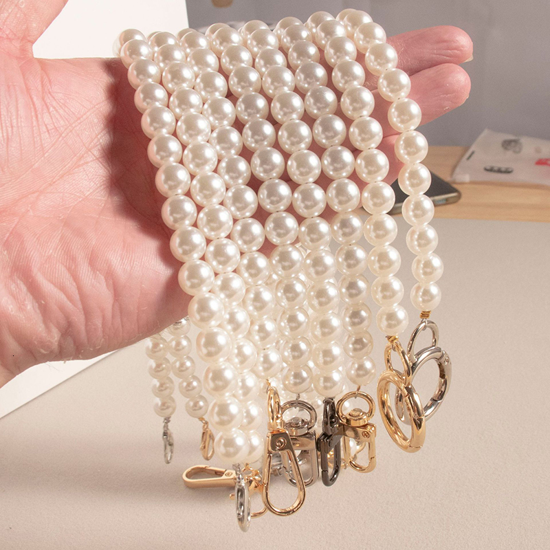 Bag Parts Accessories Pearl Strap For s Handbag Handles DIY Women Shoulder Crossbody Chain Replacement Purse 230320