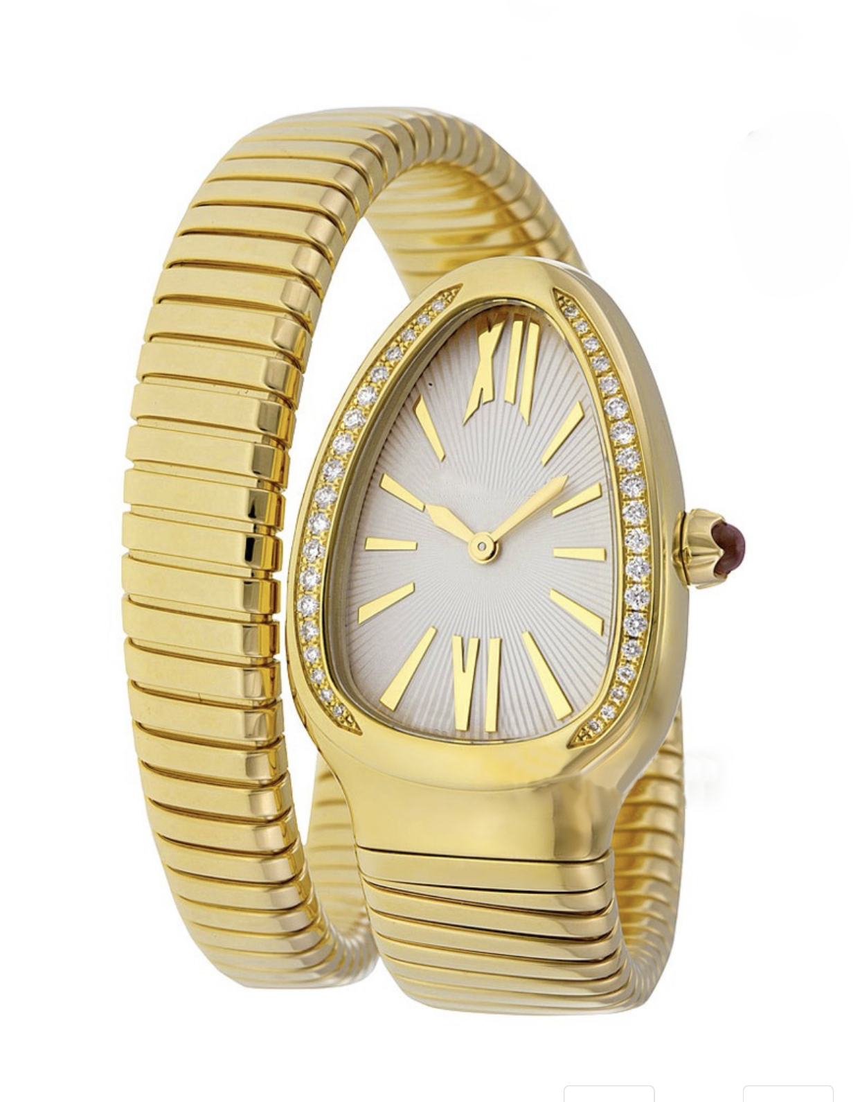 Women's watch, 32mm, stainless steel, double wound snake shaped, imported quartz movement, spring strap, diamond watch ring
Women's watch, 32mm, stainless steel, double wound snake shaped, imported quartz movement, spring strap, diamond watch ring