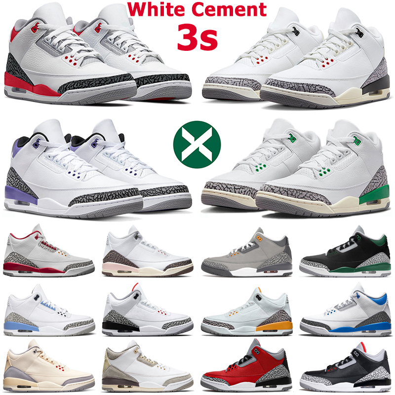 3 men basketball shoes 3s sneakers White Cement Reimagined Fire Red Cardinal Dark Iris Pine Green UNC Rust Pink Cool Grey Muslin mens women outdoor sports trainers, 24
3 men basketball shoes 3s sneakers White Cement Reimagined Fire Red Cardinal Dark Iris Pine Green UNC Rust Pink Cool Grey Muslin mens women outdoor sports trainers, 24