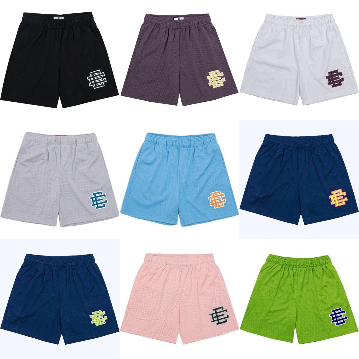 Mens Shorts Eric emanuel EE designer fitness shorts sweatpants sports beach short pants basketball pant mesh breathable quick dry shorts, White
Mens Shorts Eric emanuel EE designer fitness shorts sweatpants sports beach short pants basketball pant mesh breathable quick dry shorts, White