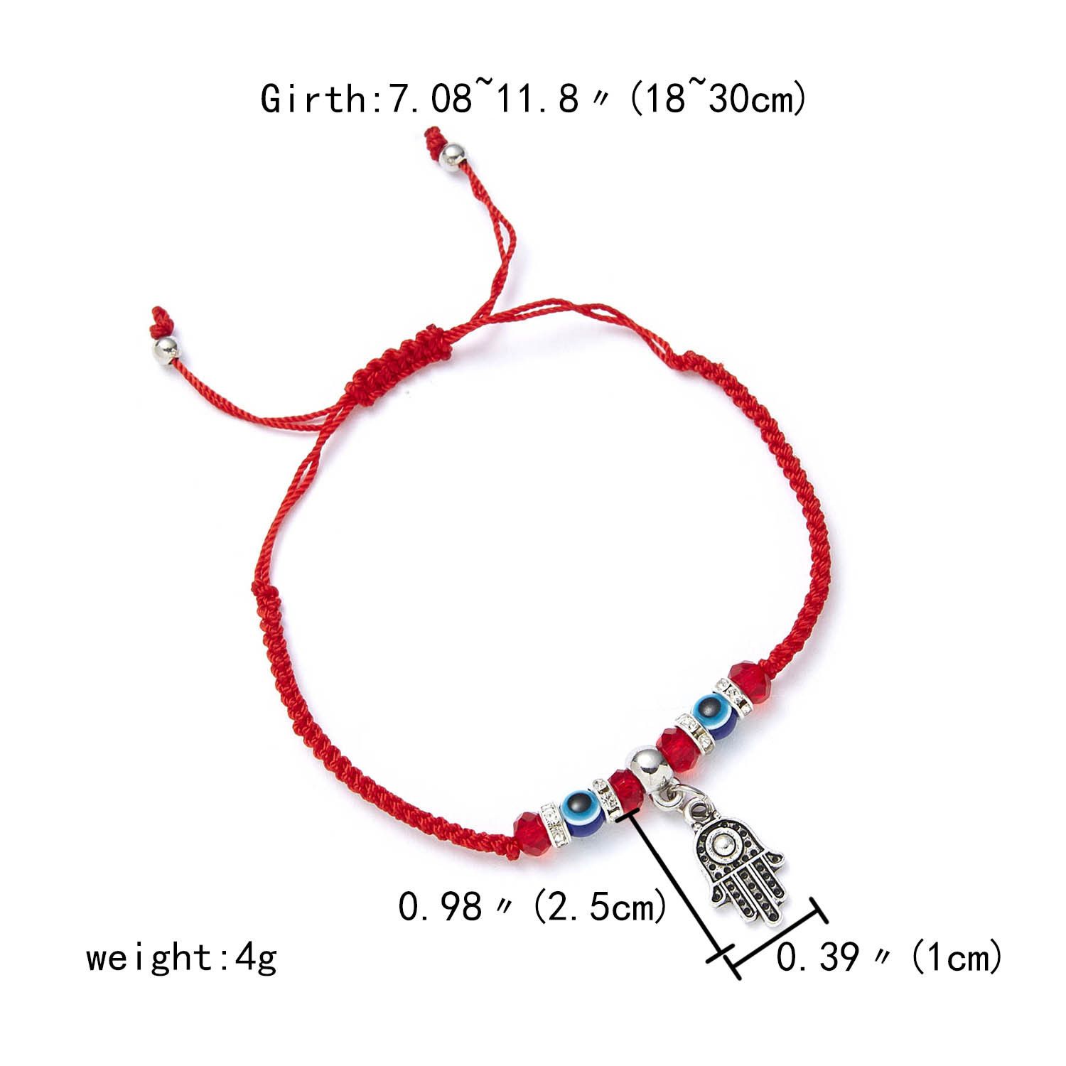 Blue Evil Eye Turtle Elephant Bracelets Women Men Lucky Handmade Red Braided String Adjustable Family Friendship Couple Bracelet