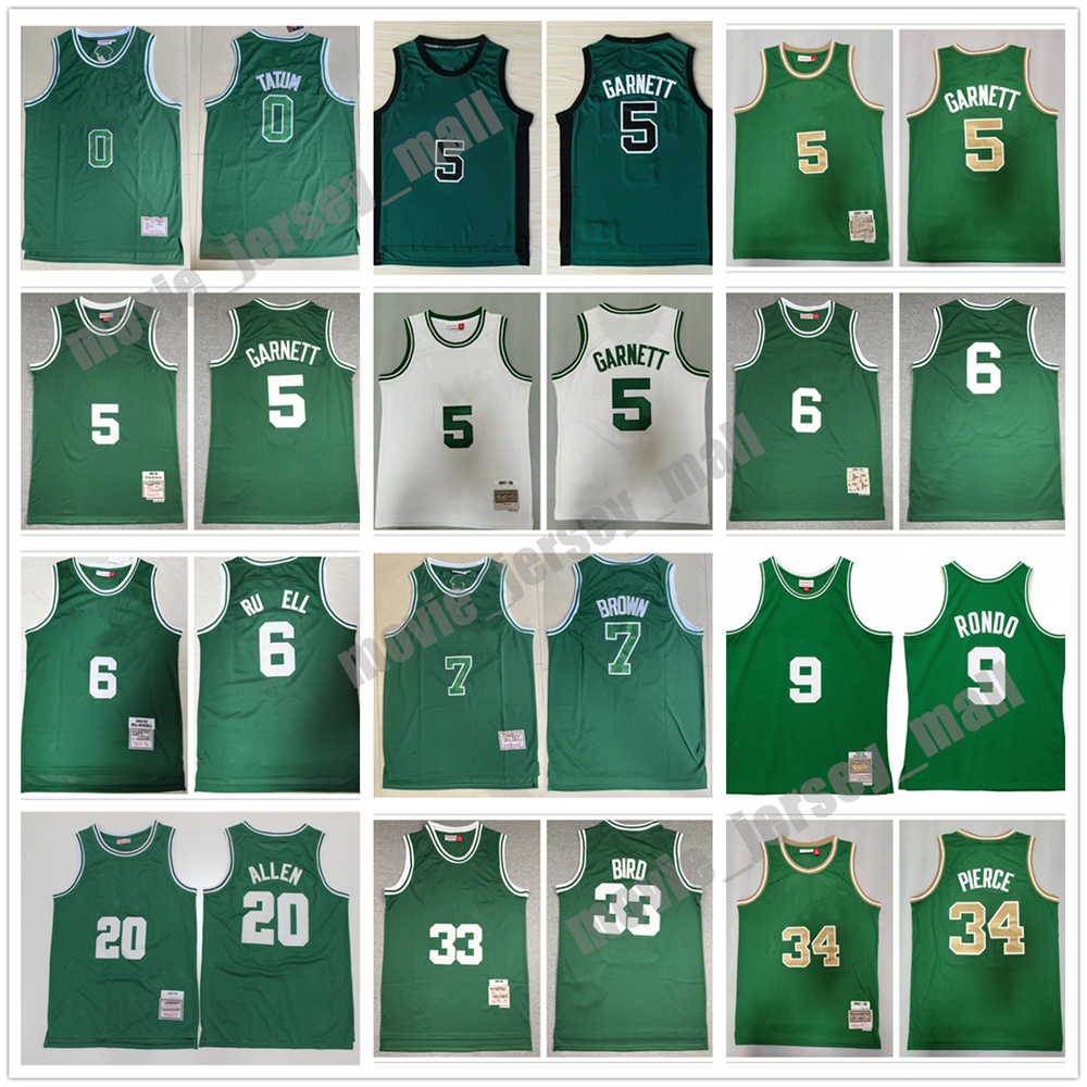 Tatum Retro Basketball Jerseys 5 Kevin 0 Jayson Garnett Rondo Paul Green Pierce Bill 20 Ray Russell Allen Larry 33 Bird Stitched Jersey, As picture (with team name)
Tatum Retro Basketball Jerseys 5 Kevin 0 Jayson Garnett Rondo Paul Green Pierce Bill 20 Ray Russell Allen Larry 33 Bird Stitched Jersey, As picture (with team name)