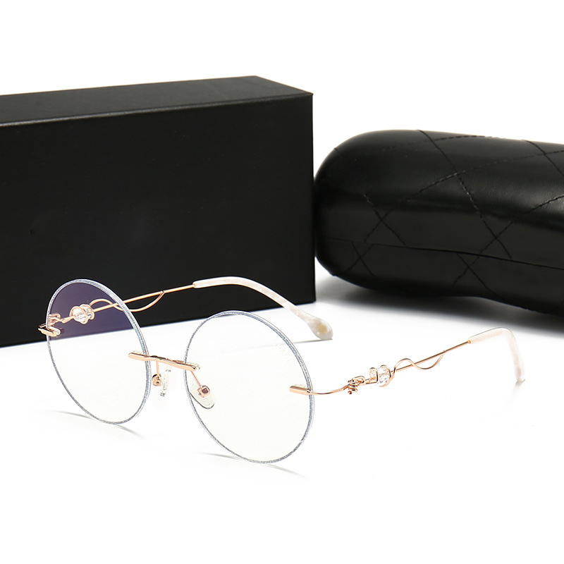 Sunglasses for Women Mens Designer Glasses Rimless Transparent Lens with Silver Metal Frames Fashion Driving Vintage Eyeglasses Lunettes circular
Sunglasses for Women Mens Designer Glasses Rimless Transparent Lens with Silver Metal Frames Fashion Driving Vintage Eyeglasses Lunettes circular