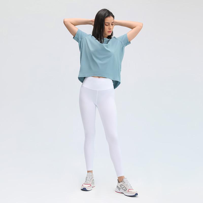 L-56 Solid Color T Shirts Lady Yoga Outfits Round Neck Women Sports Tops Girl Fitness Shirt Soft Relaxed Fit Top Casual wear, Pomelo honey
L-56 Solid Color T Shirts Lady Yoga Outfits Round Neck Women Sports Tops Girl Fitness Shirt Soft Relaxed Fit Top Casual wear, Pomelo honey