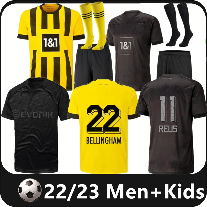 REUS soccer jerseys 22 23 season HALLER 2022 2023 soccer football top shirt NEONGELB BELLINGHAM HUMMELS BRANDT DORTMUND hazard YEYNA men kids kit special all black 99, Home
REUS soccer jerseys 22 23 season HALLER 2022 2023 soccer football top shirt NEONGELB BELLINGHAM HUMMELS BRANDT DORTMUND hazard YEYNA men kids kit special all black 99, Home