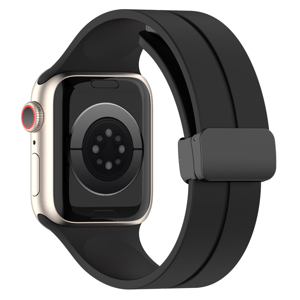 Magnetic Strap For Apple Watch Ultra band 49mm 44mm 45mm 41mm 40mm 42mm 38mm Silicone Correa Bracelet iWatch Series 8 se 7 6 5 4 free shipping