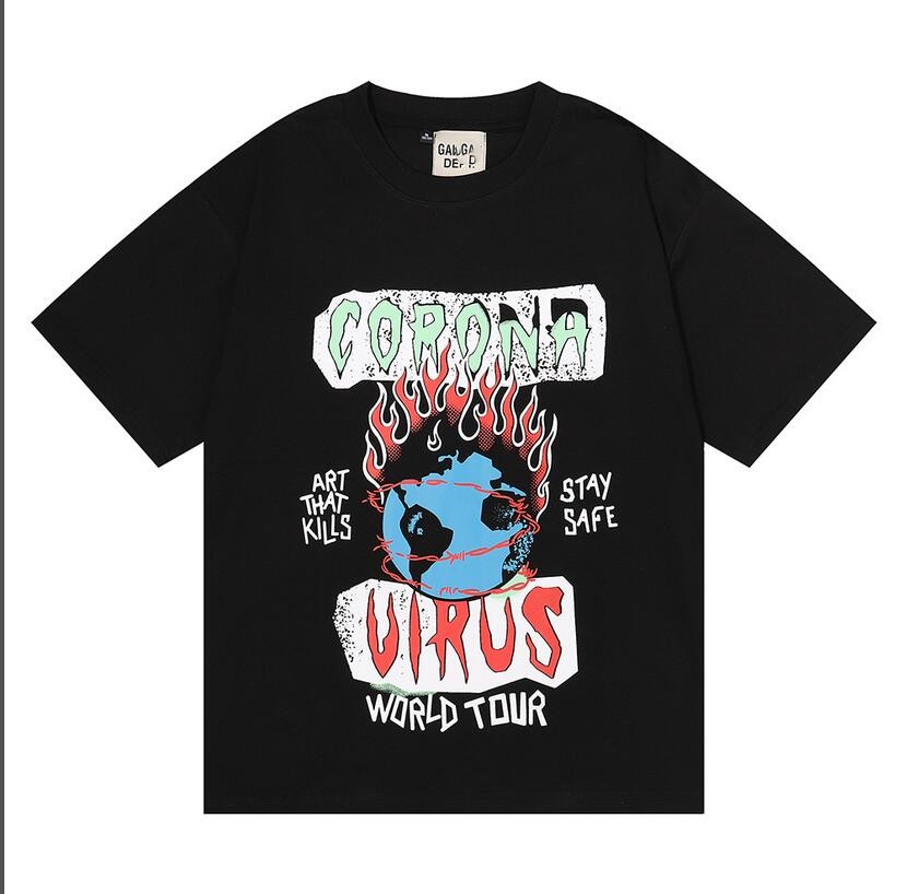 Designer Tide brand Men's T-Shirts Galleryes depts Shirt Alphabet Printed Basic Casual Fashion Loose Short T-shirt Half Sleeve Tee
Designer Tide brand Men's T-Shirts Galleryes depts Shirt Alphabet Printed Basic Casual Fashion Loose Short T-shirt Half Sleeve Tee