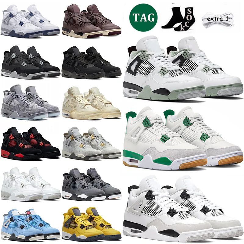 4 jumpman 4s men Outdoor shoes Military Black Cat Canvas Fire Red Thunder White Oreo j4 Dark Mocha Hyper Royal wo OG air shoe, (26) 40-47
4 jumpman 4s men Outdoor shoes Military Black Cat Canvas Fire Red Thunder White Oreo j4 Dark Mocha Hyper Royal wo OG air shoe, (26) 40-47