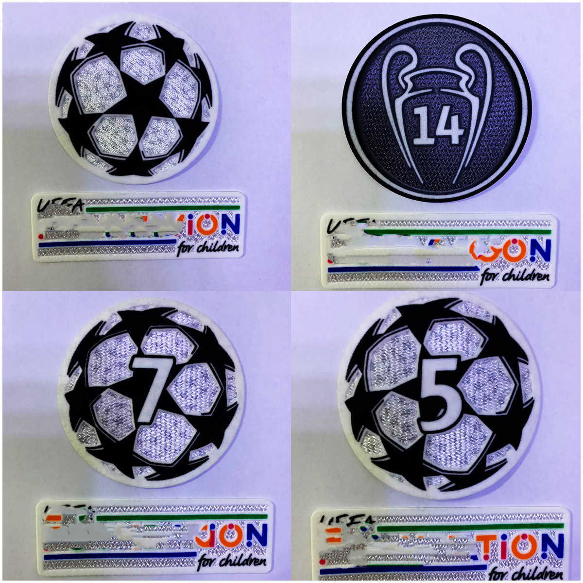 New champion ball respect patch 14 Champions football Print patches badges Soccer Hot stamping pattern 1 2 3 4 5 6 7 8 9
New champion ball respect patch 14 Champions football Print patches badges Soccer Hot stamping pattern 1 2 3 4 5 6 7 8 9