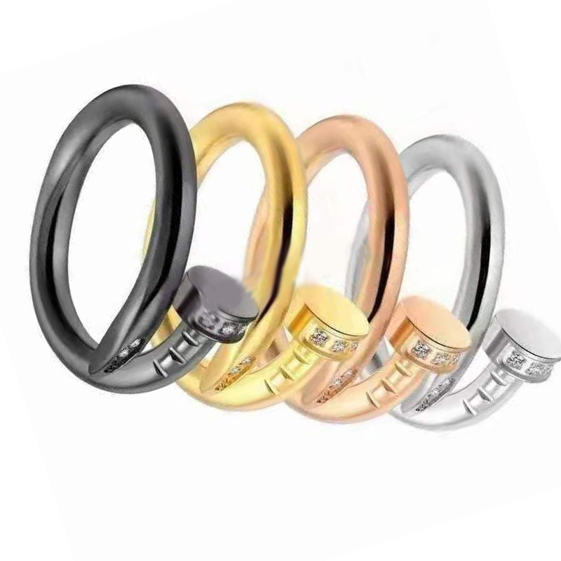 Luxury Designer Nail Ring Women Jewelry Love Zircon Rings Stainless Steel Alloy Gold-Plated Process Fashion Accessories Never Fade Not Allergic Store
Luxury Designer Nail Ring Women Jewelry Love Zircon Rings Stainless Steel Alloy Gold-Plated Process Fashion Accessories Never Fade Not Allergic Store