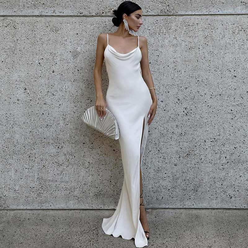 Casual Dresses Chicology 2023 Women Backless Slit Strap Bodycon Maxi Dress White Elegant Festival Evening Party Wedding Prom Birthday Outfit
Casual Dresses Chicology 2023 Women Backless Slit Strap Bodycon Maxi Dress White Elegant Festival Evening Party Wedding Prom Birthday Outfit