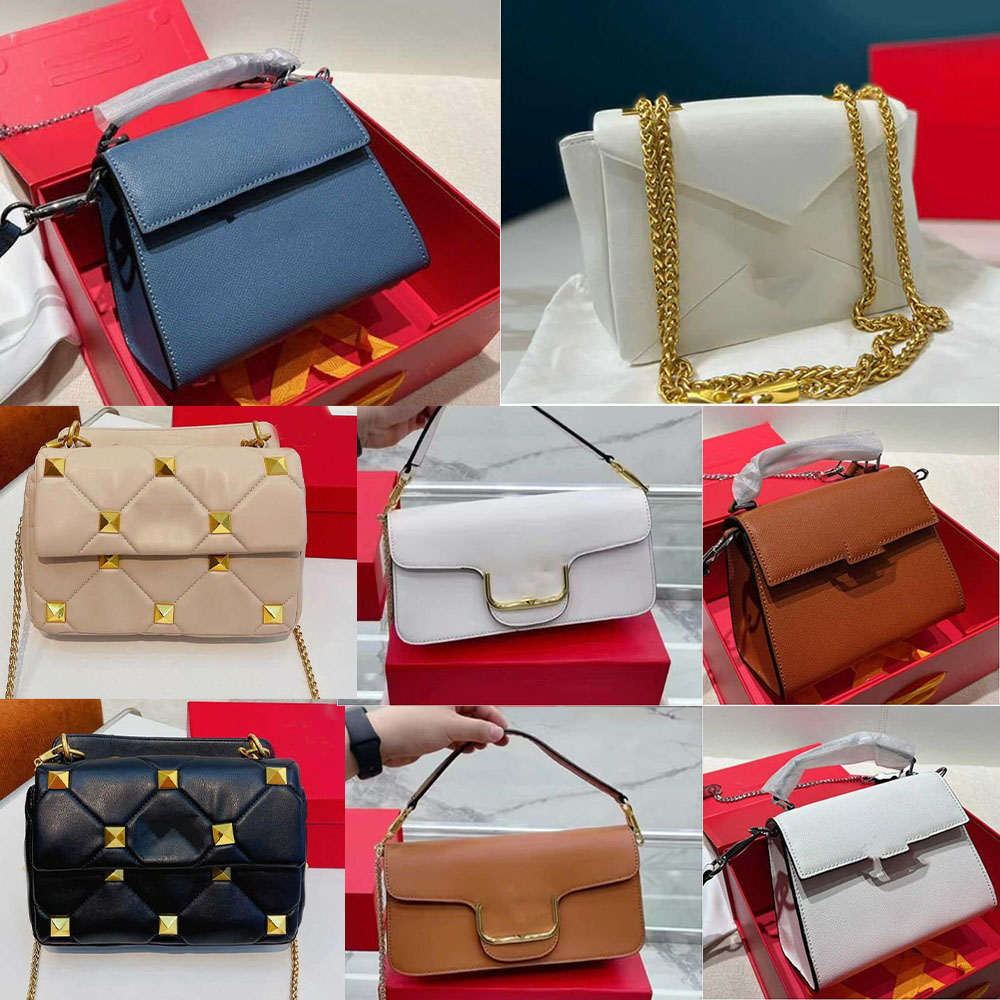 New Handbags Brand Designer Luxury Rivet Shoulder Bag Quality Hardware Chain Leather Fashion Envelope Ladies bag 2023, 18
New Handbags Brand Designer Luxury Rivet Shoulder Bag Quality Hardware Chain Leather Fashion Envelope Ladies bag 2023, 18