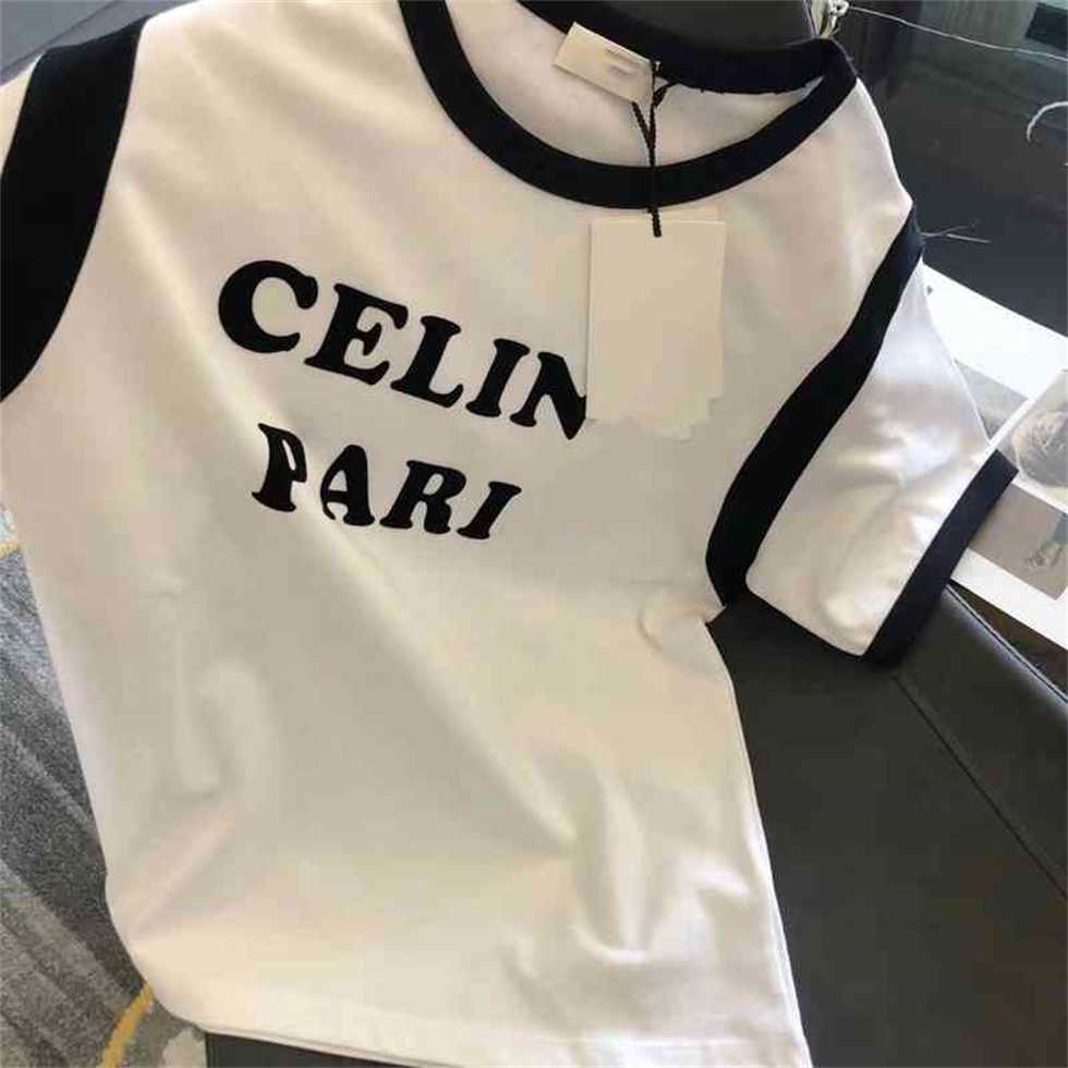 70% off Clothing Outlet Store Gaoding early spring new Black and white contrast flocking letters casual short sleeve cotton T-shirt women, White2
70% off Clothing Outlet Store Gaoding early spring new Black and white contrast flocking letters casual short sleeve cotton T-shirt women, White2