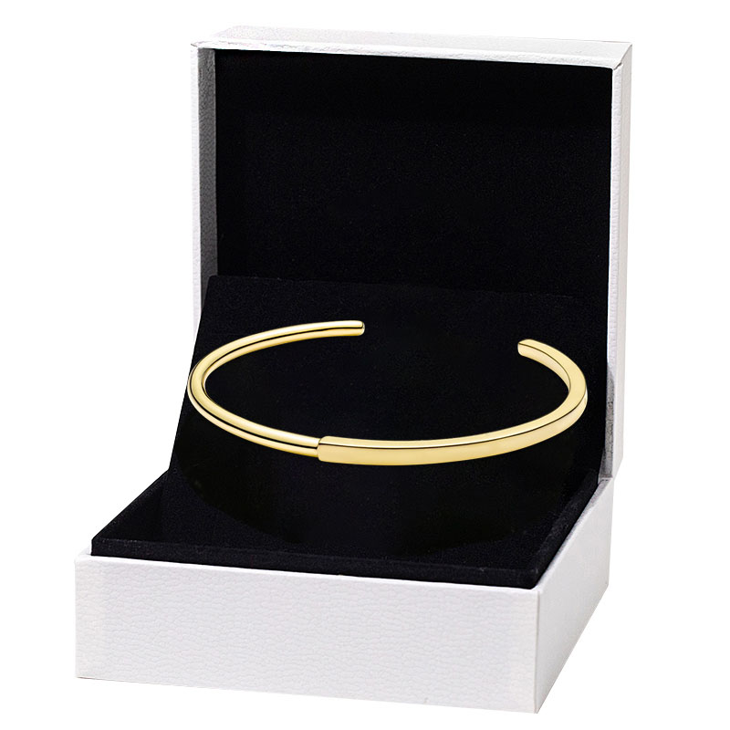 Gold plated I-D Cuff Open Bangle Bracelets for Pandora 925 Sterling Silver Wedding Party Jewelry For Women Girlfriend Gift designer Bracelet Set with Original BOX
Gold plated I-D Cuff Open Bangle Bracelets for Pandora 925 Sterling Silver Wedding Party Jewelry For Women Girlfriend Gift designer Bracelet Set with Original BOX