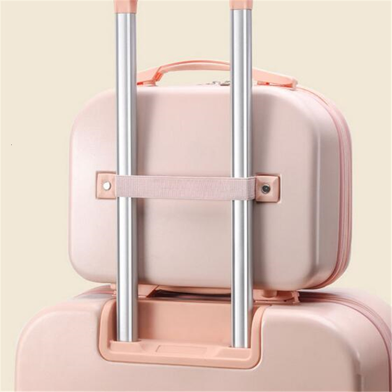 Suitcases Arrival Hand Cosmetic Case Fashion Travel Portable Solid Color High Quality Bag Lockable Box for Ladies ghhj 230317