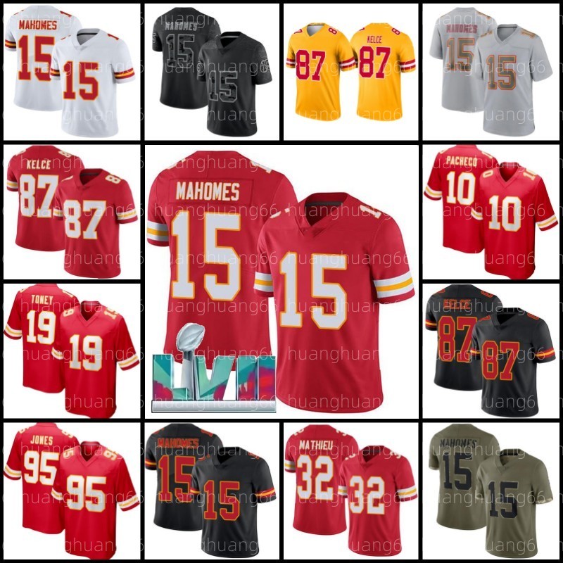 Patrick Mahomes 15 JuJu Smith-Schuster Football Jersey Travis Kelce Nick Bolton Clyde Edwards-Helaire Trent McDuffie Hardman Karlaftis Toney, Men jersey
Patrick Mahomes 15 JuJu Smith-Schuster Football Jersey Travis Kelce Nick Bolton Clyde Edwards-Helaire Trent McDuffie Hardman Karlaftis Toney, Men jersey
