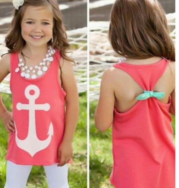 new baby girls Anchor print Tank Tops Graphic Tee brand designer cute kids Sleeveless bow back t shirt Summer Style vest 4-12T BY0000, As photo
new baby girls Anchor print Tank Tops Graphic Tee brand designer cute kids Sleeveless bow back t shirt Summer Style vest 4-12T BY0000, As photo