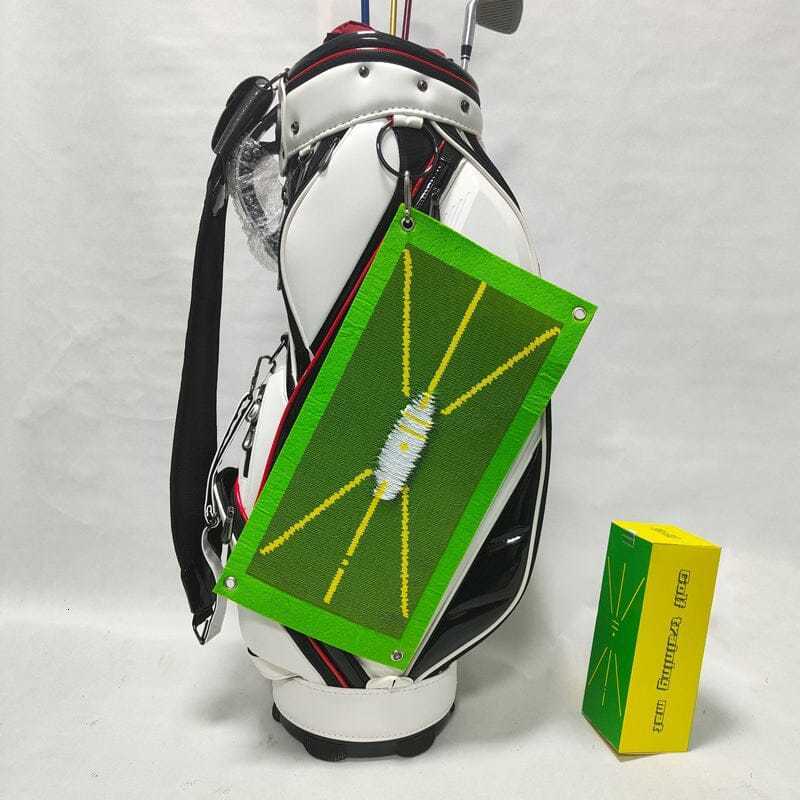 Other Golf Products Golf Training Mat for Swing Detection Batting Ball Trace Directional Mat Swing Path Pads Swing Practice Pads Christmas Gift 230317