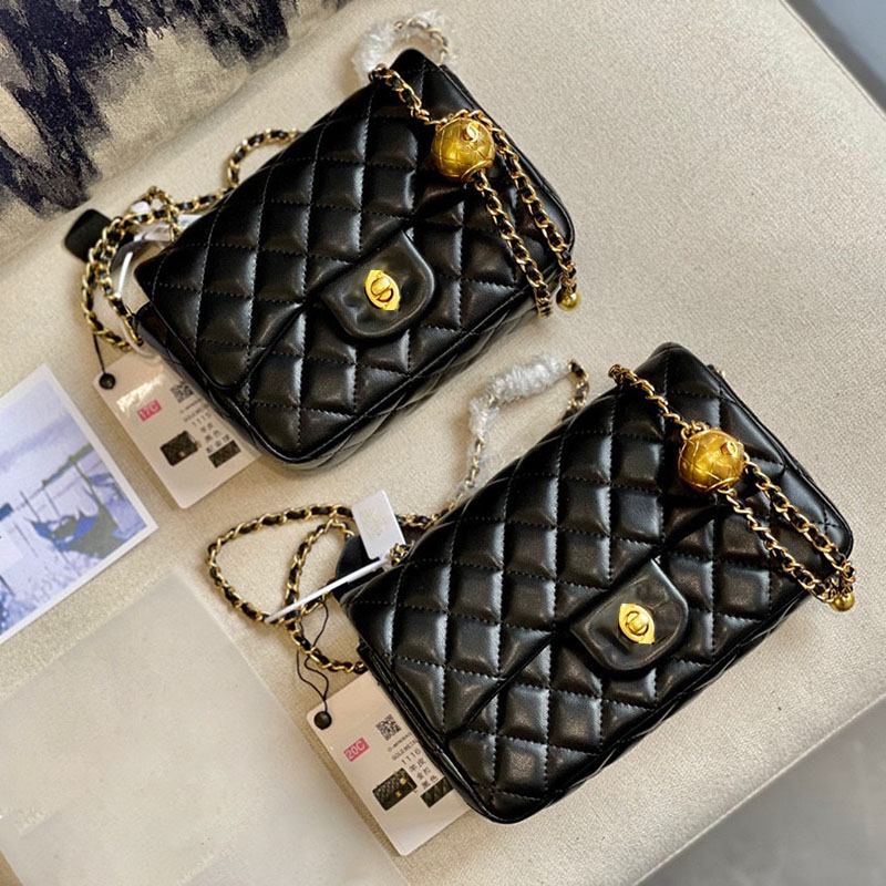 Handbags Cross Body Shoulder Bags Mini Classic Flap CC Pearl Crush Black Lambskin Gold Hardware Bag Purses Designer Woman Luxurys Sling Bags, Pink
Handbags Cross Body Shoulder Bags Mini Classic Flap CC Pearl Crush Black Lambskin Gold Hardware Bag Purses Designer Woman Luxurys Sling Bags, Pink
