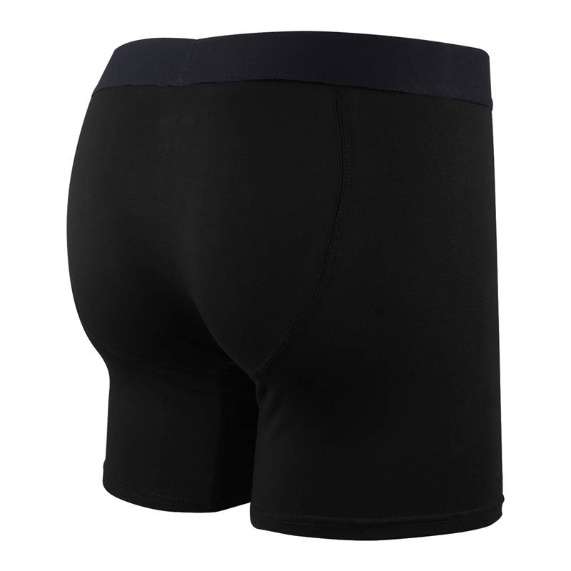 Underpants 5 Pack Mens Boxer Briefs Cotton Underwear 6 No Ride Up Regular Stretch Elastic Wide Band Boxer Briefs 230317