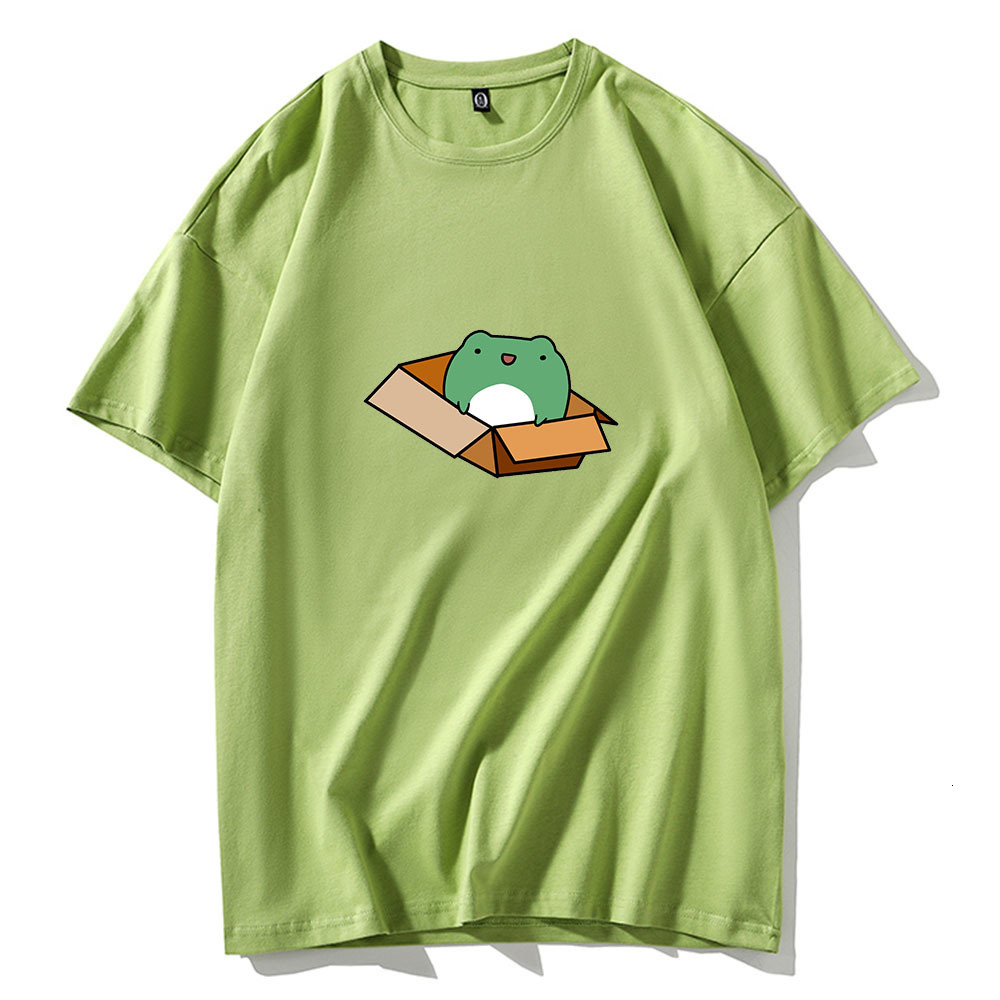 Women's T-Shirt Skateboard Frog Funny Cute Graphic Tee Women Tshirt Green Aesthetic Oversized T Shirt Harajuku Casual Summer Tops Streetwear 2303