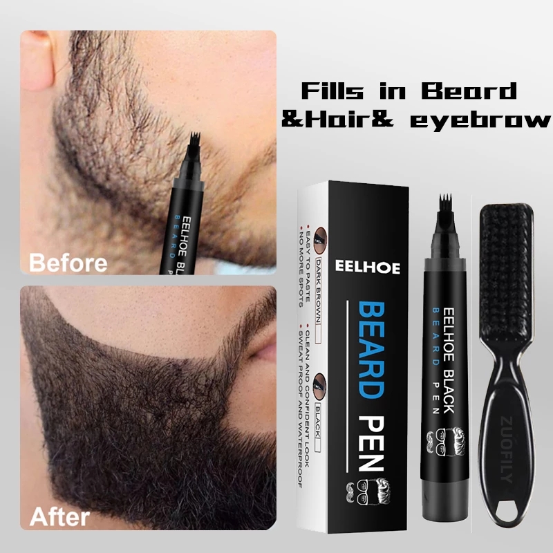 Beard Filling Pen Kit Beard Enhancer Brush Beard Coloring Shaping Tools Waterproof Black Brown Hair Pencil Man Cosmetic, 01 black
Beard Filling Pen Kit Beard Enhancer Brush Beard Coloring Shaping Tools Waterproof Black Brown Hair Pencil Man Cosmetic, 01 black