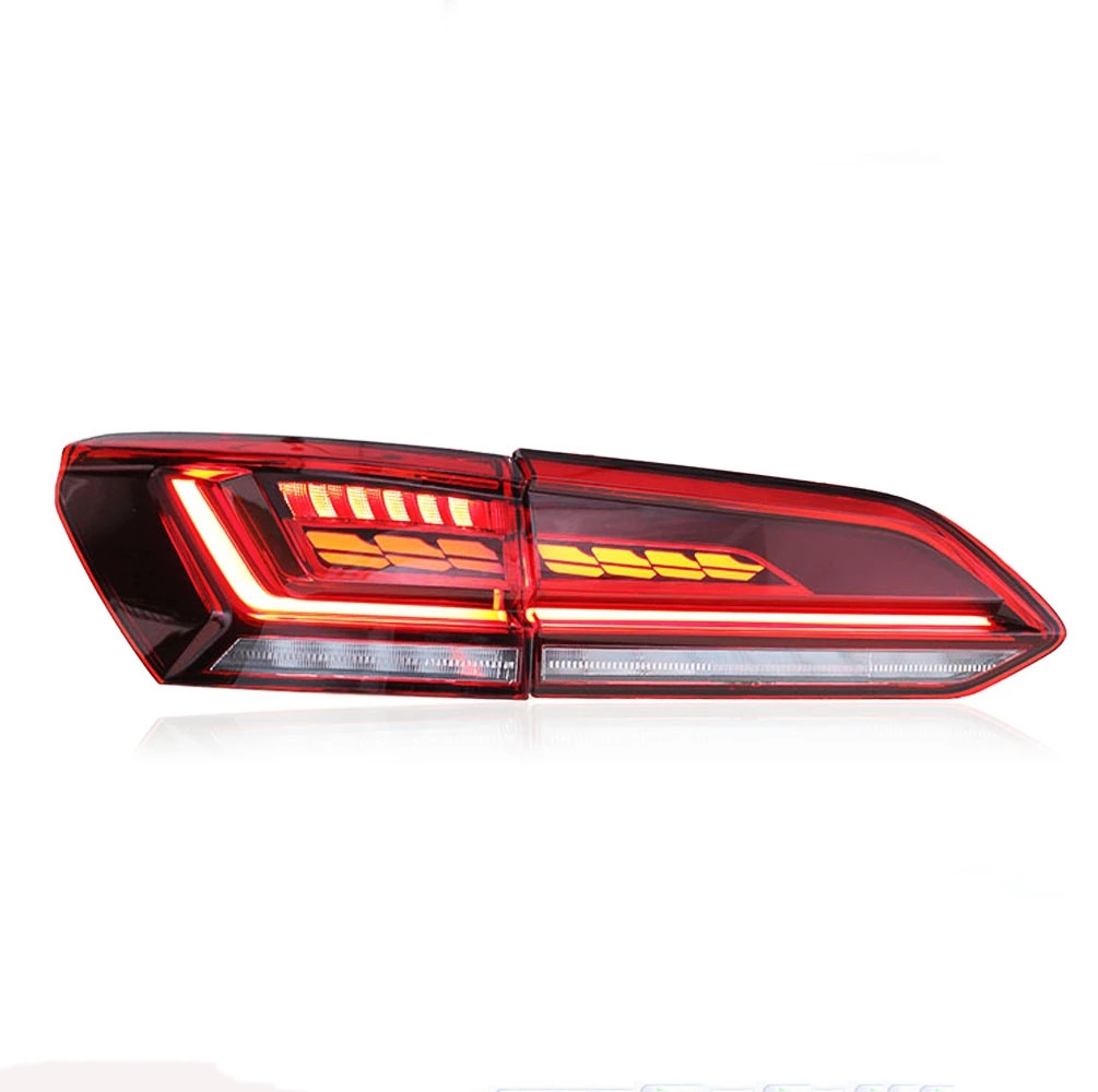 Car Taillights Assembly Upgrade for VW Touareg 20 19-2022 LED Reversing Lights Rear Fog Brake Turn Signal Light