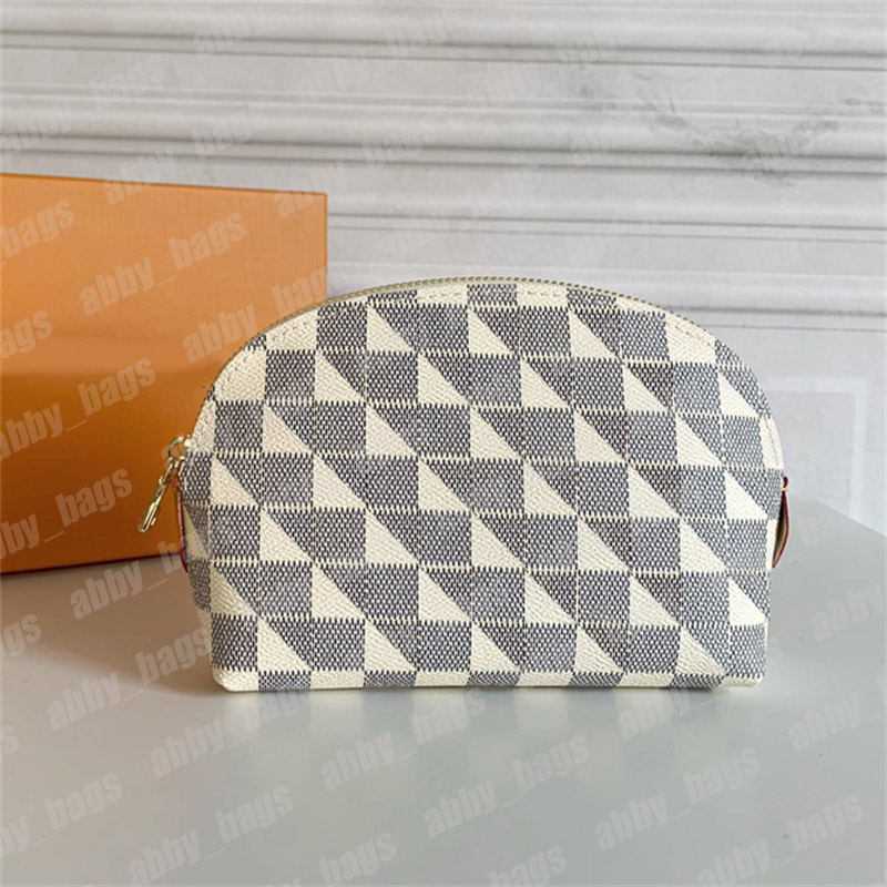 White Check Designer Makeup Bag Cosmetic Case Women Pochette Travel Pouch Women Designers Arch Zipper V Make Up Bag Clutch Purse Pouches, Brown flower
White Check Designer Makeup Bag Cosmetic Case Women Pochette Travel Pouch Women Designers Arch Zipper V Make Up Bag Clutch Purse Pouches, Brown flower