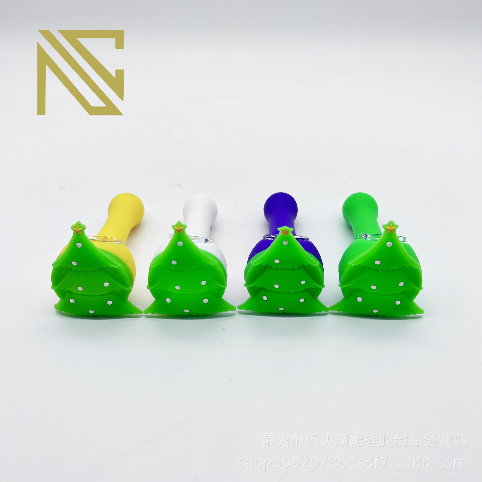 Hookahs silicone smoking pipe with glass bowl tobacco hand pipes
