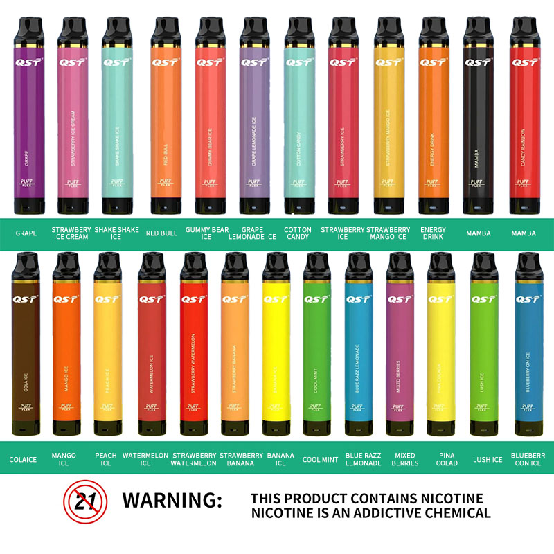 Puff Flex 2800 Original. Iqte 8ml Prefilled E Cigarette Pen Wholesale Disposable Vape Qst Puffs 25 Flavors Vapes Pen Pods
Puff Flex 2800 Original. Iqte 8ml Prefilled E Cigarette Pen Wholesale Disposable Vape Qst Puffs 25 Flavors Vapes Pen Pods