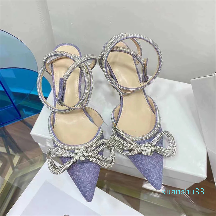 Delicate With a box Glitter Bowties Pumps Crystal Embellished rhinestone Evening shoes mach spool Dress Shoes women Luxury heeled
Delicate With a box Glitter Bowties Pumps Crystal Embellished rhinestone Evening shoes mach spool Dress Shoes women Luxury heeled