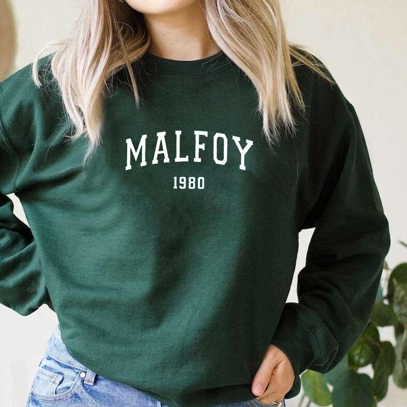 Womens Hoodies Sweatshirts Draco Malfoy 1980 womens Sweatshirt women men hoodie long sleeve loose autumn crewneck sweatshirts harajuku clothes 230317