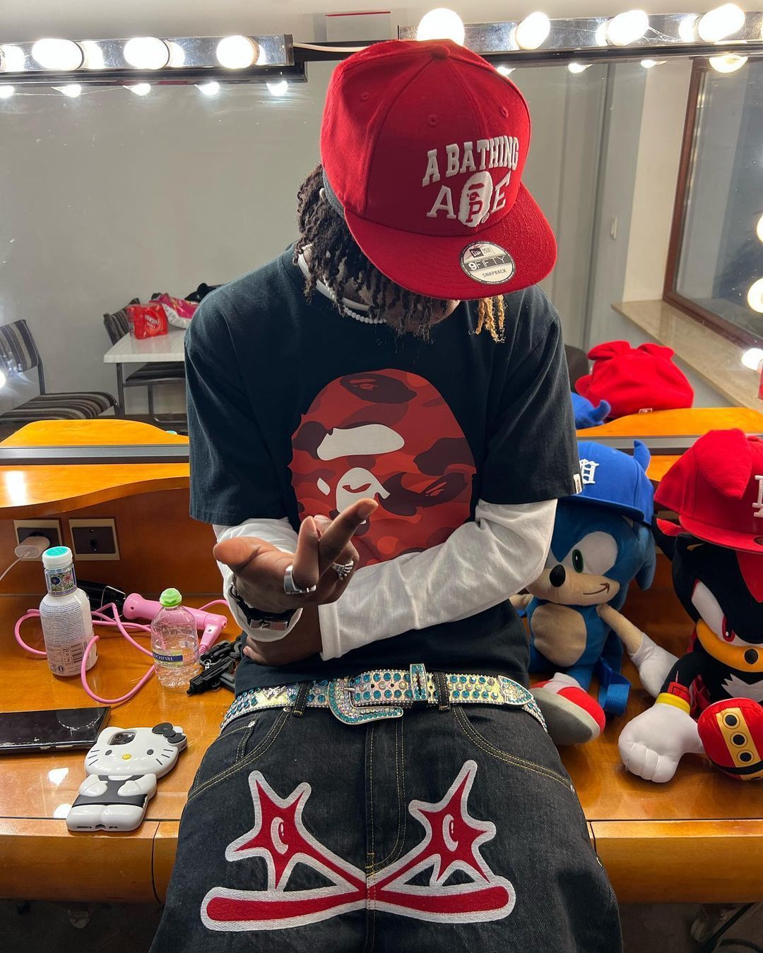 Mens Jeans Y2K Streetwear Jeans Harajuku Hip Hop Black Pants Mens Womens Fashion Trend Punk Rock Gothic Baggy Denim Trousers 230320