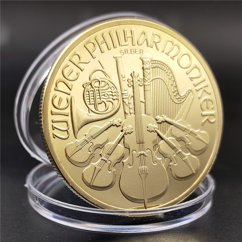 Vienna hall cello commemorative coin Gift gold coin collection year two thousand zero seventeen
Vienna hall cello commemorative coin Gift gold coin collection year two thousand zero seventeen