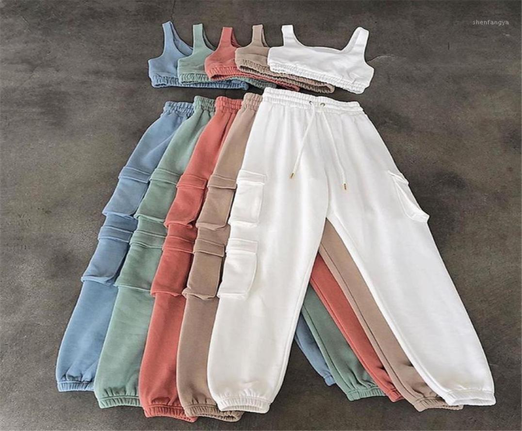 Yoga Outfit Tracksuits Women Fitness Autumn Winter Set Gyms Sprotswear Jiggings Crop Top Bra Pockets Cargo Pants 5 Solid Colors7107274, 2pcs set brown
Yoga Outfit Tracksuits Women Fitness Autumn Winter Set Gyms Sprotswear Jiggings Crop Top Bra Pockets Cargo Pants 5 Solid Colors7107274, 2pcs set brown