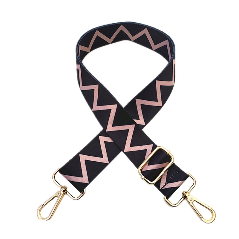 Bag Parts Accessories Obag Diy Strap For Women Shoulder Hanger Colored Belt Adjustable Rainbow Handbag s Decorative 230320