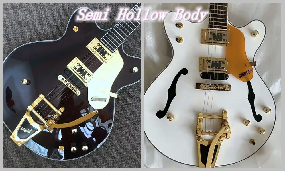 Custom 6122 Chet Atkins Country Electric Guitar Semi Hollow Body Gold B700 Tremolo Bridge
Custom 6122 Chet Atkins Country Electric Guitar Semi Hollow Body Gold B700 Tremolo Bridge