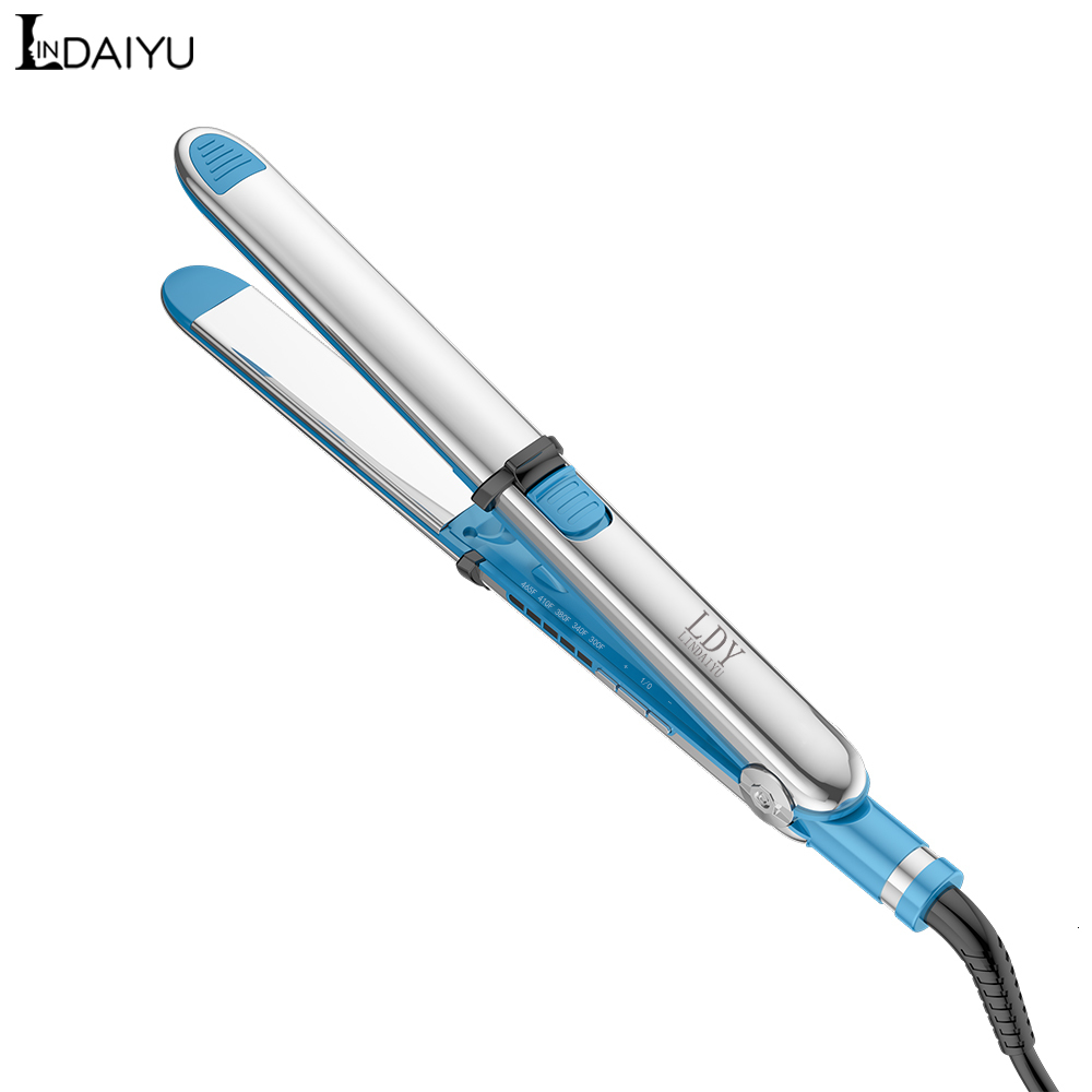 Hair Straighteners LDY 465F Flat Iron Straightener Professional Fast Electric Straightening Curls Styling Tool 110-240v 230317