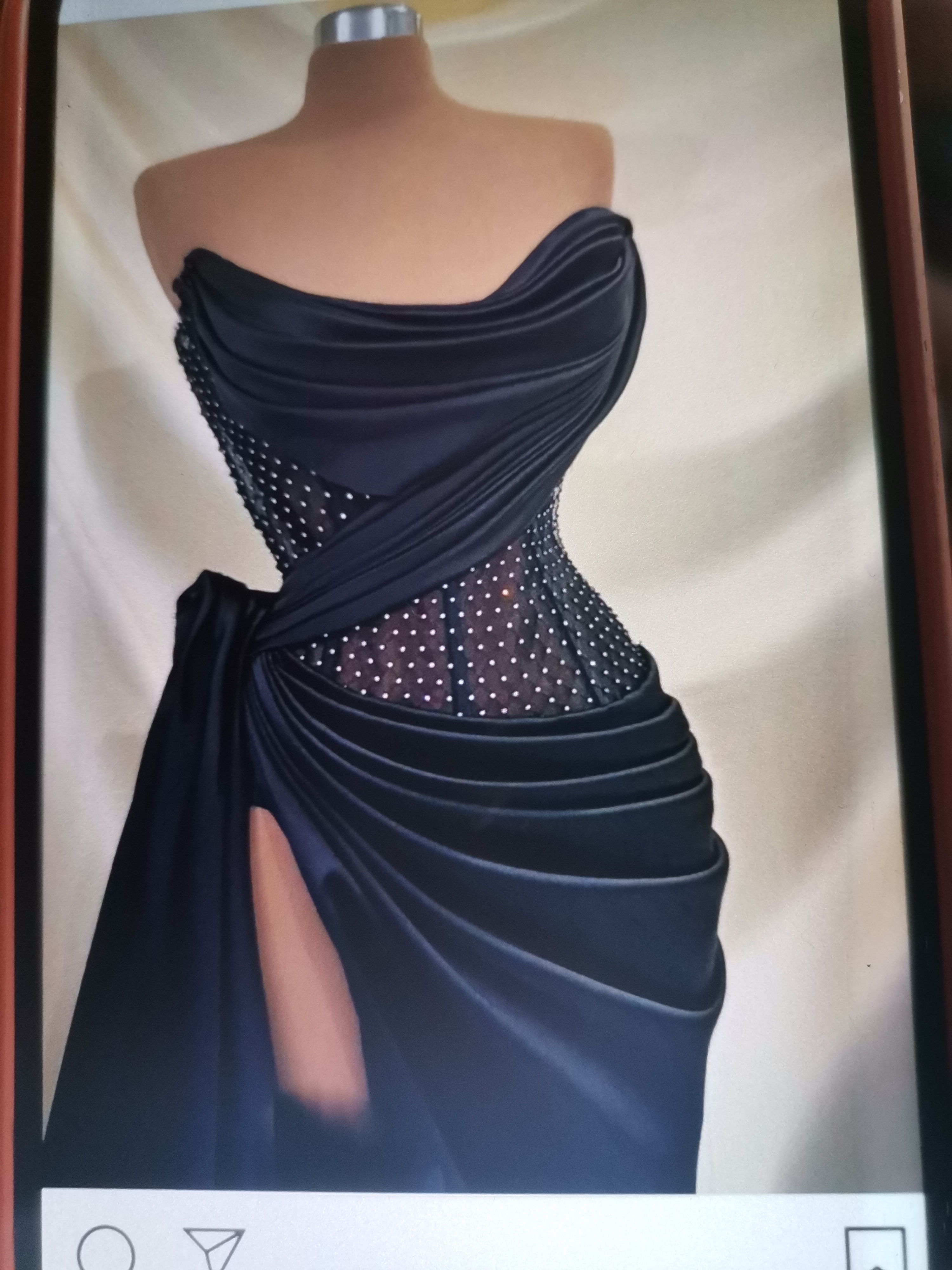 Special link for custom made Long Mermaid Evening dress to south Africa