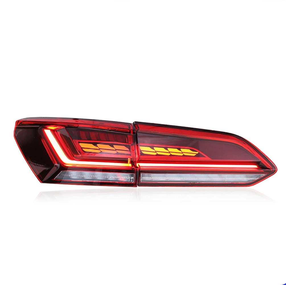 Car Taillights Assembly Upgrade for VW Touareg 20 19-2022 LED Reversing Lights Rear Fog Brake Turn Signal Light