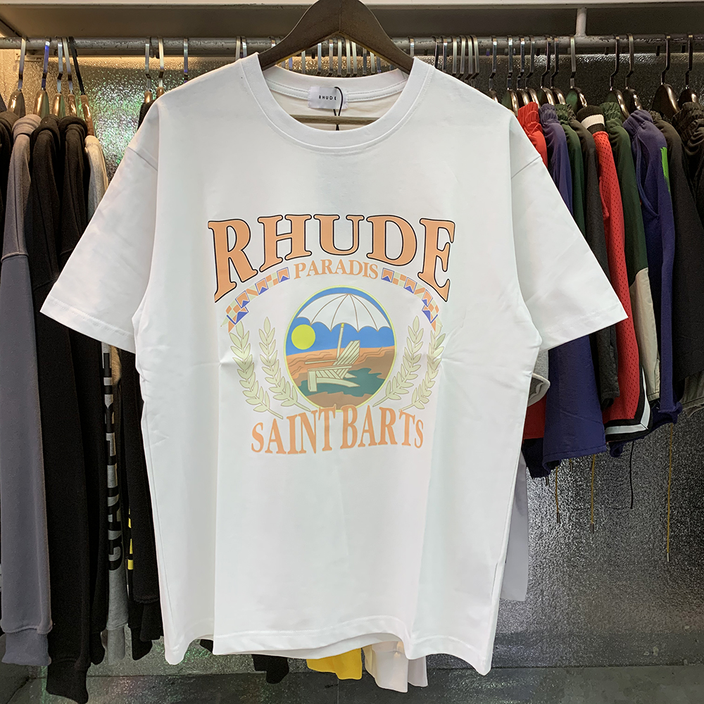 Rhude t-shirt Mens Designer T shirt tee workout shirts for men oversized t 100%cotton rhude tshirts vintage short sleeve US Size U614
Rhude t-shirt Mens Designer T shirt tee workout shirts for men oversized t 100%cotton rhude tshirts vintage short sleeve US Size U614