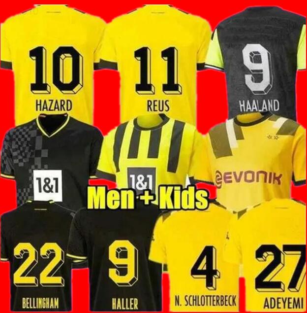 BVB soccer jerseys 22 23 soccer jersey all black shirts tee shirts HALLER football shirt REUS DORTMUND NEONGELB men kids kit maillot de foot 999042 jersey
BVB soccer jerseys 22 23 soccer jersey all black shirts tee shirts HALLER football shirt REUS DORTMUND NEONGELB men kids kit maillot de foot 999042 jersey