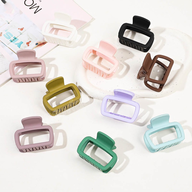 Vintage Elegant Acrylic Barrettes Crab Hairpin Matte Ponytail Clip Headwear DIY Frosted Solid Color Clamps
Vintage Elegant Acrylic Barrettes Crab Hairpin Matte Ponytail Clip Headwear DIY Frosted Solid Color Clamps