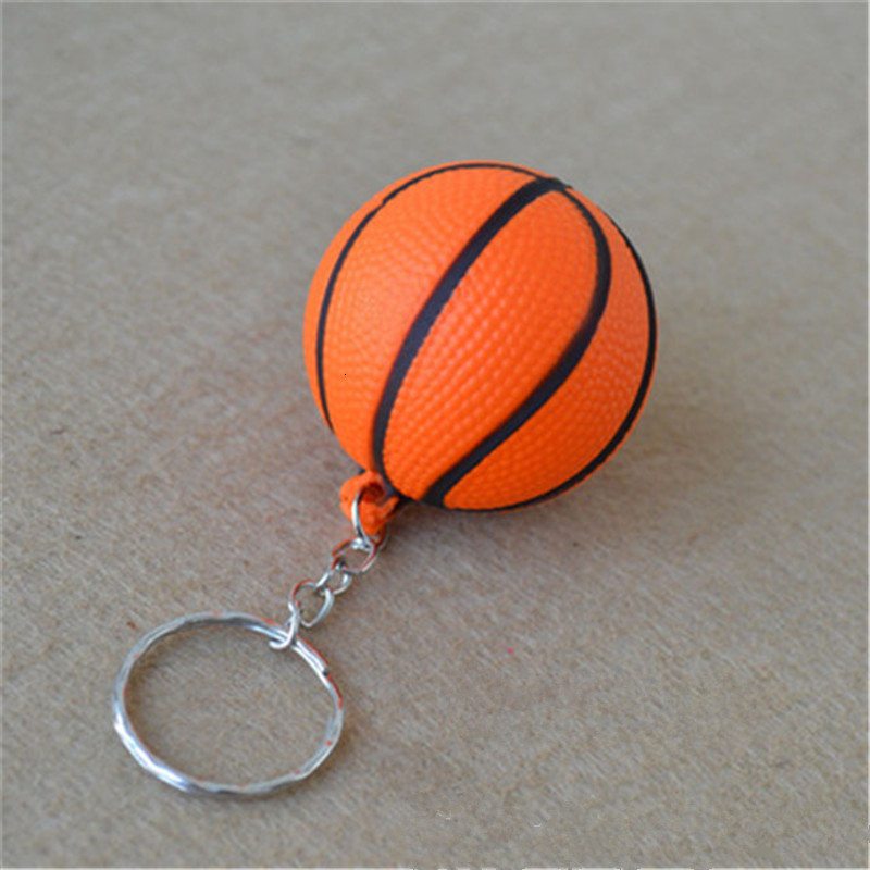 Key Rings 20 Pcslot Basketball PU chain Toys Fashion Sport Chains Jewelry Gift for Boys and Girls 230320