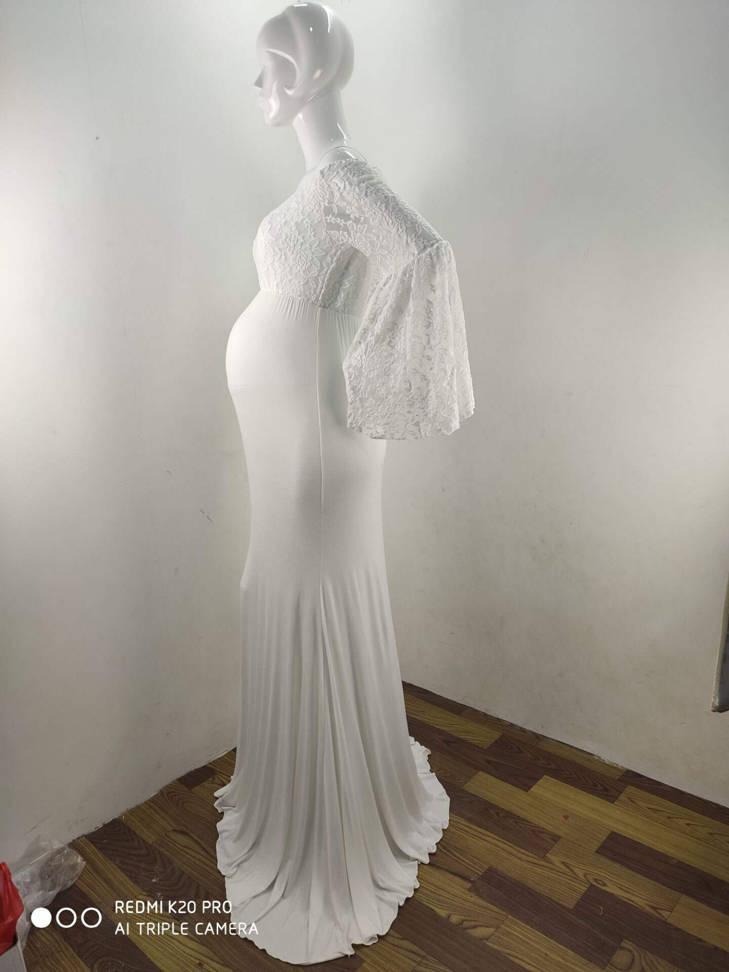 Maternity Dresse Pregnant for Pography po shoot Summer Lace Maxi Pregnancy Clothes 230320