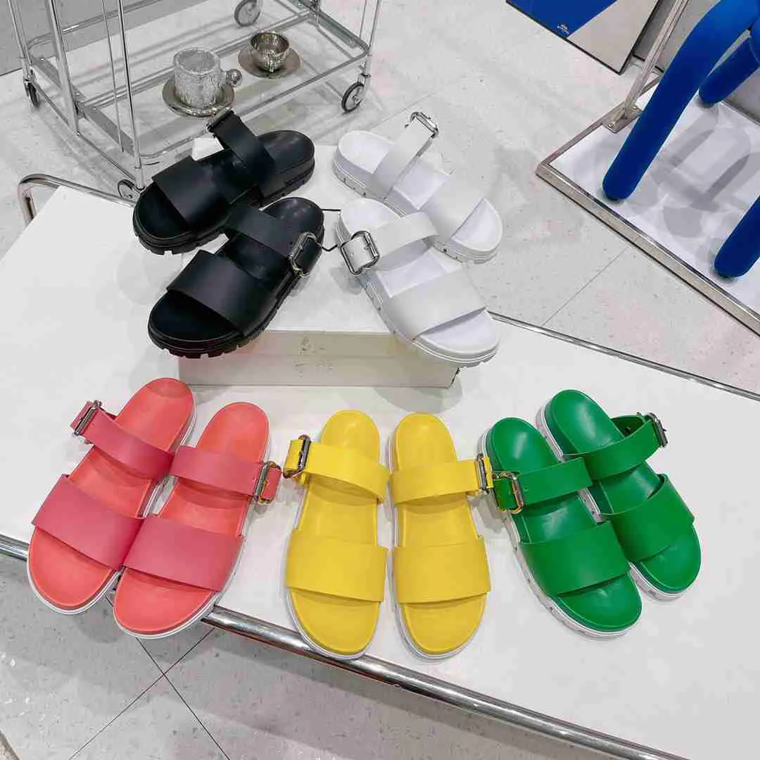 designer Summer candy-colored slippers with toes metal buckle women flip-flops material cowhide outer wear fashion beach non-slip brand triangle label flip-flops, 10
designer Summer candy-colored slippers with toes metal buckle women flip-flops material cowhide outer wear fashion beach non-slip brand triangle label flip-flops, 10