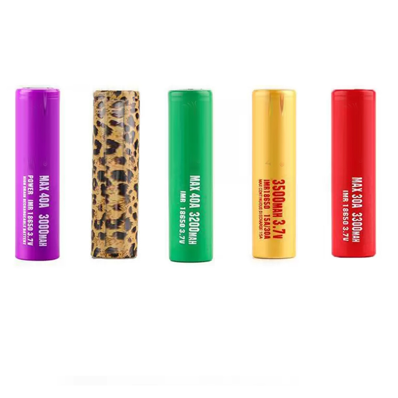 IMR 18650 Battery 3000mAh 3300mAh 3500mAh 3.7V 30A 50A Leopard Print Rechargable Vape Box Mod Lithium Batteries
IMR 18650 Battery 3000mAh 3300mAh 3500mAh 3.7V 30A 50A Leopard Print Rechargable Vape Box Mod Lithium Batteries